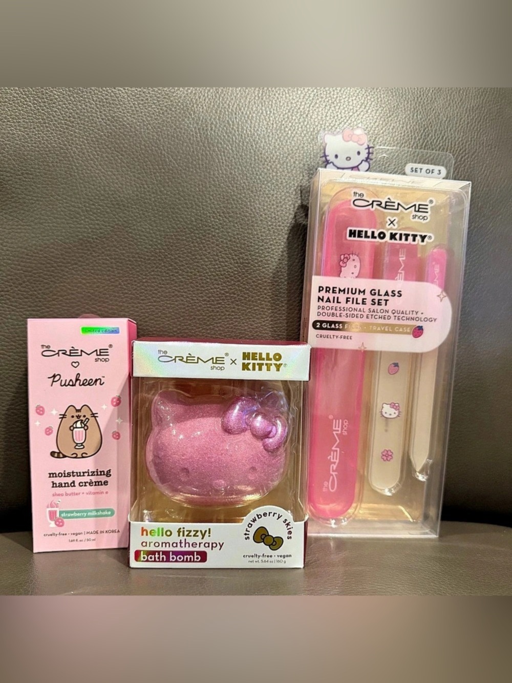 The Crème Shop Hello Kitty x The Crème Shop set Pink Self-Care Gift Set & Bundle